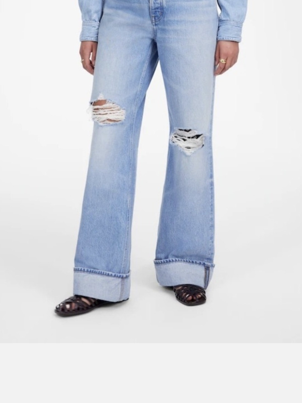 Low-Slung Baggy Jeans - Hallstead Wash